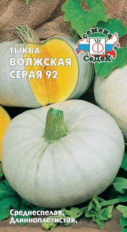  Тыква Волжская серая 92 (с) 