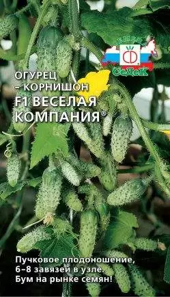Огурец Веселая компания F1 (седек) 0,2гр 