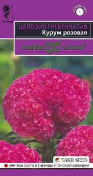 Целозия гребенчатая Курум розовая (гавриш) 8шт