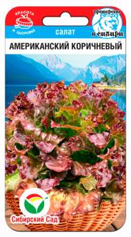 Салат листовой Американский коричневый (сибирский сад) 0,5 гр