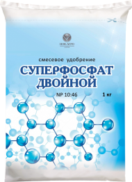 Суперфосфат двойной N-12%, Р-49% 1кг (нов-агро) Суперфосфат двойной N-12%, Р-49% 1кг (нов-агро)