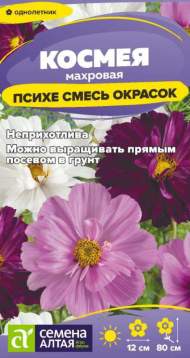 Космея Психе смесь (семена Алтая) 0,2 гр Космея Психе смесь (семена Алтая) 0,2 гр