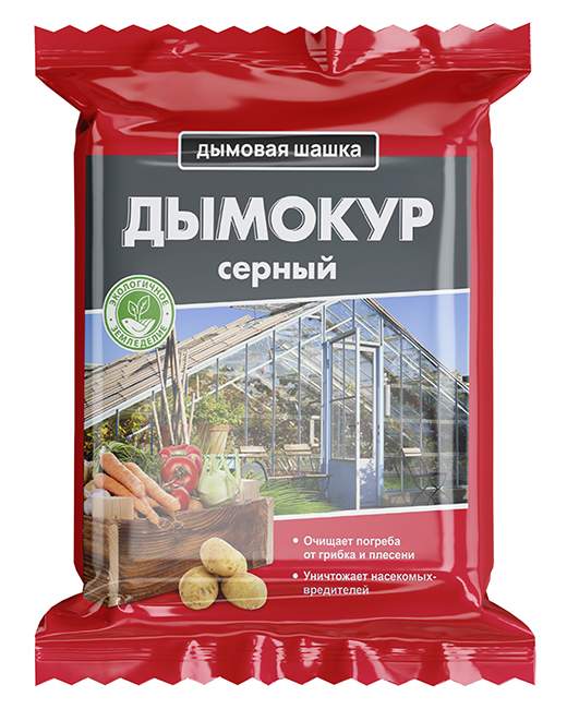 Купить Серная шашка Дымокур 300гр от