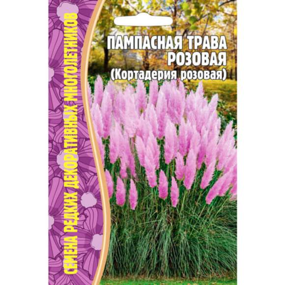 Кортадерия Розовая (пампасная трава) (Григорьев) 0,01гр 
