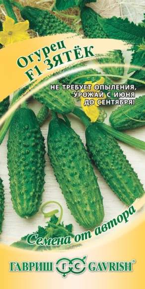Огурец Зятек F1 (гавриш) 10 шт – купить в г. Москва Огурец Зятек F1 (гавриш) 10 шт – купить в г. Москва