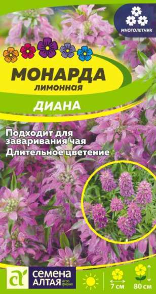 Монарда Лимонная Диана (семена Алтая) 0,05гр  