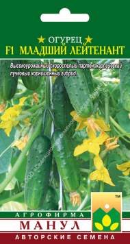 Огурец Младший лейтенант F1 (манул) 10 шт