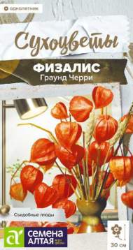 Физалис Граунд Черри (семена Алтая) 0,1 гр Физалис Граунд Черри (семена Алтая) 0,1 гр