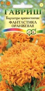 Бархатцы Фантастика оранжевая (гавриш) 0,1 гр Бархатцы Фантастика оранжевая (гавриш) 0,1 гр