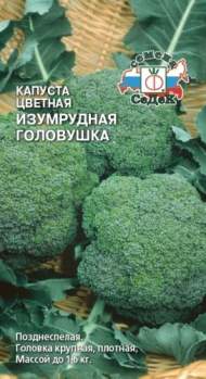 Капуста цветная Изумрудная головушка (с) 0,5гр Капуста цветная Изумрудная головушка (с) 0,5гр