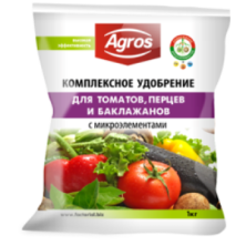 Удобрение д/томатов и перцев (agros) 1кг
