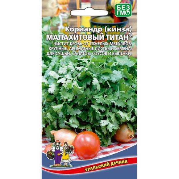 Кориандр (кинза) Малахитовый титан (уральский дачник) 2,0гр 