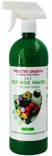 Зеленое мыло с экстактом пихты 1л с распылителем 