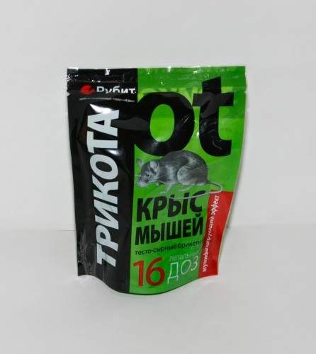 От крыс и мышей тесто- брикеты(Трикота)  – купить в г. Москва От крыс и мышей тесто- брикеты(Трикота)  – купить в г. Москва