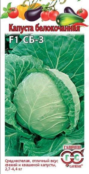 Капуста белокочанная СБ-3 F1 (гавриш) 10 шт – купить в г. Москва Капуста белокочанная СБ-3 F1 (гавриш) 10 шт – купить в г. Москва