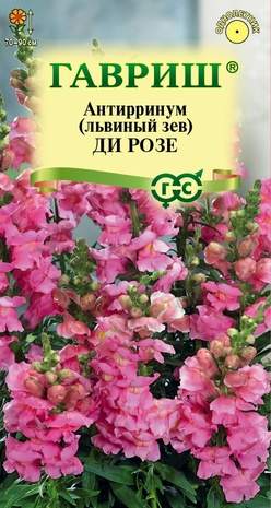 Антирринум (львиный зев) Ди Розе (гавриш) 0,05 гр – купить в г. Москва Антирринум (львиный зев) Ди Розе (гавриш) 0,05 гр – купить в г. Москва