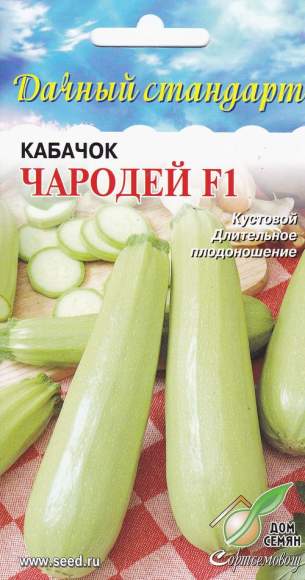 Кабачок Чародей F1 (дом семян) 5 шт  – купить в г. Москва
