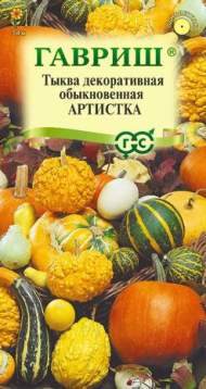 Тыква декоративная Артистка смесь (гавриш) 0,5гр