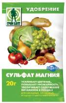 Сульфат магния 20гр (грин бэлт) Сульфат магния 20гр (грин бэлт)
