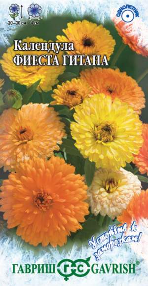 Календула Фиеста Гитана (гавриш) 0,3 гр – купить в г. Москва Календула Фиеста Гитана (гавриш) 0,3 гр – купить в г. Москва