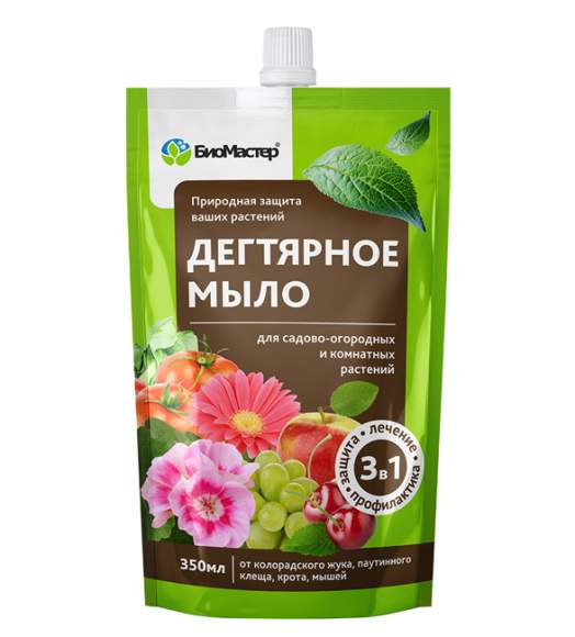 Дегтярное мыло (БиоМастер) 350 мл 