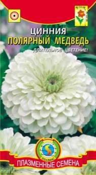 Цинния Полярный медведь (п) 0,3гр